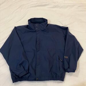 Storm Blue Windbreaker water and wind proof Jacket with High Collar